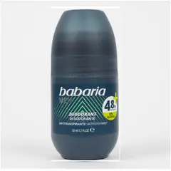 BABARIA - Desodorante Antitranspirante Roll On X 50Ml