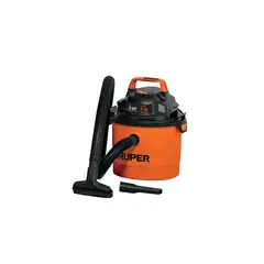 TRUPER - Aspiradora de sólidos y líquidos, 3 gal, plástica,