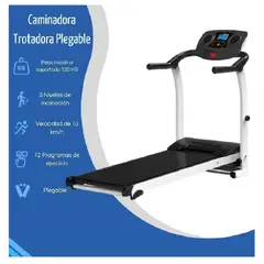 GENERICO - Caminadora Electrica Plegable Con Motor 2 Hp Compacta Para Uso En Casa
