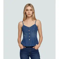 DEREK - Blusa Para Mujer Azul MedioClaro