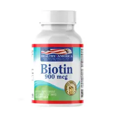 HEALTHY AMERICA - ALIMENTO CON BIOTINA X 120 UNIDADES/ BIOTIN 900MCG/ H.A.