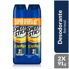 SPEED STICK - Desodorante Energy X 91g X 2und