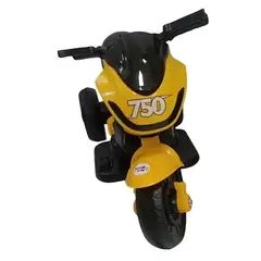 KIDSHOP - Moto Carro Recargable Electricas Montable Amarillo PT602-AM