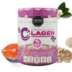 GENERICO - C-LAGEN 500 g - Colágeno marino hidrolizado + proteína de suero, vitaminas y minerales, pielcabello