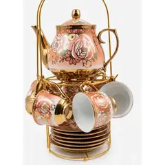 MIELTECH - Set De Té 13 Piezas Tetera Cafetera Vajilla