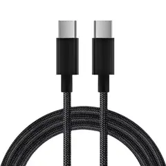 BESTCOM - Cable de carga Nylon USB C a USB C de 2 Metros 240W