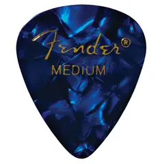 FENDER - Picks En Celuloide Medios 12 Und Azul Nacarado