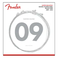 FENDER - Set De Cuerdas Para Guitarra Electrica Bullet Calibre 9/42 P
