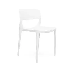GENERICO - Idea Desk - Silla Lucia Blanco Monobloque Resistente con Filtro UV