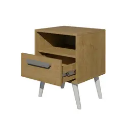 AKIVOY - Mesa de Noche Modulo 2024 Color Cafe