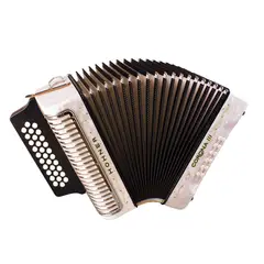 HOHNER - Acordeon Corona III Besas Blanco