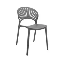 GENERICO - Idea Desk - Silla Happy Gris Ergonómica Apilable con Filtro UV