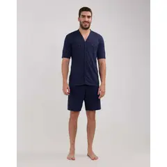 PATPRIMO - Pijama Para Hombre Marca En Color Azul #44040204