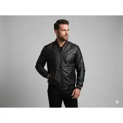 THE CLOTHING COMPANY - Chaqueta Hombre Cuero Sintético Texturizado