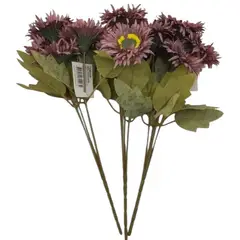 GENERICO - 3 Ramos De Gerberas Artificiales Decorativas
