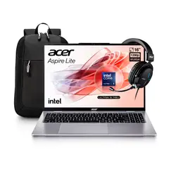 ACER - Portátil Aspire Lite - 16" WUXGA IPS - Core™ Ultra 5 115U - RAM 16GB - 512GB SSD - Silver