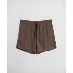 ATMOS - Pantaloneta De Baño Con Cordón Para Hombre Café