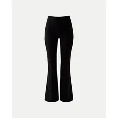 ATMOS - Pantalón Flare Tela Técnica Fluida Para Mujer Negro