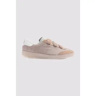 P448 - Zapatilla Monza Velcro 1 Silnu Beige de Mujer