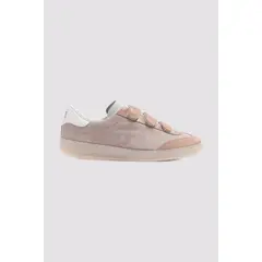 P448 - Zapatilla Monza Velcro 1 Silnu Beige de Mujer