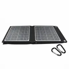 GENERICO - Cargador Solar Plegable Portátil 2 Puertos Usb Para Camping