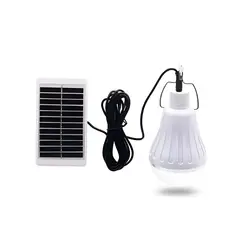 GENERICO - Bombillo Lámpara Solar Led Recargable Portátil 10w