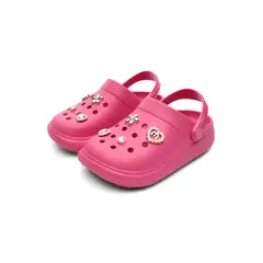 MOLEKINHA - Sandalia Plana Tira Infantil Niña Fucsia