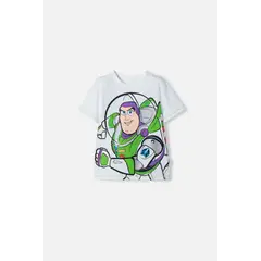 DISNEY - Camiseta de Toy Story manga corta blanco para niño 3T a 6T