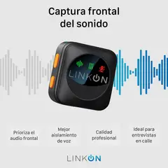 LINKON - Microfono Inalambrico Set x2 Profesional Plug & Play