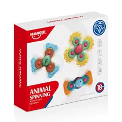 GENERICO - Set X 3 Spinner Didáctico Giratorio Mordedor Niños