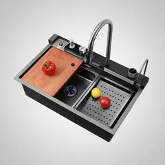 HOME CARE TECHNOLOGY - Lavaplatos Moderno Elegante con Kit de Accesorios Completo