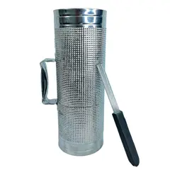 NACIONAL - Guiro De Acero Inoxidable 10 Con Trinche