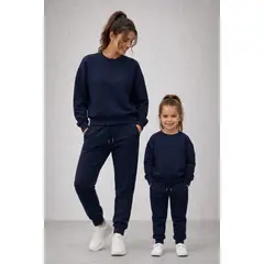 URBAN PLUS - SUDADERA PARA MUJER Y NIÑA AZUL