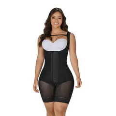 FAJAS MYD - Faja Media Pierna Myd Negro 2xs F0485