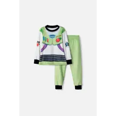 DISNEY - Pijama de Toy Story manga larga multicolor para niño 3T a 6T