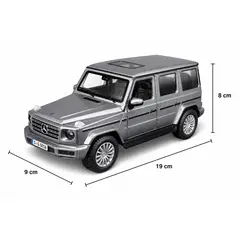 MAISTO - Carro Escala 124 Para Armar Mercedes Benz G Class Plateado