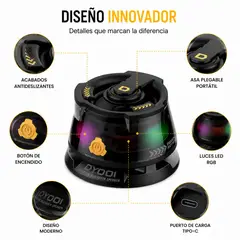 GENERICO - Mini Parlante Bluetooth Magnético RGB