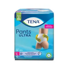 TENA - PANAL PANTS ULTRA LARGE BOLSA 10 UNIDADES
