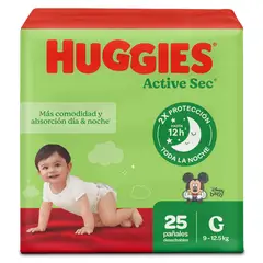 HUGGIES - PANAL ACT SEC ETAPA 3 PAQUETE 25 UNDS