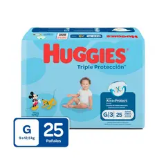 HUGGIES - PANAL TRIPLE PROTECCION G ETAPA 3 PAQUETE 25 UND