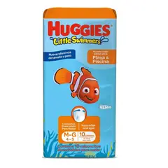 HUGGIES - PANAL PISCINA GRANDE PAQUETE 10 UNIDADES