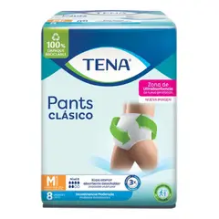 TENA - Pañales Para Adultos Ropa Interior 204295 M X 8 u