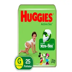 HUGGIES - PANAL ACT SEC ETAPA 4 PAQUETE 25 UNDS