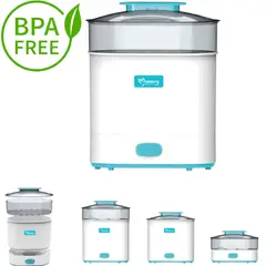 GENERICO - Esterilizador Eléctrico Biberones 3 En 1 6 Teteros Momeasy
