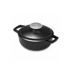 IMUSA - Caldero 14cm Aluminio Fundido Delicia 5861030751- Negro