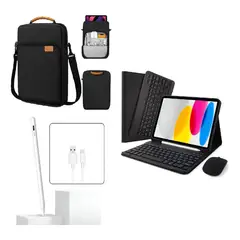 GENERICO - ESTUCHE TECLADO PARA TABLET LENOVO TAB K11 + MOUSE + BOLSO + LAPIZ PARA TABLET NEGRO