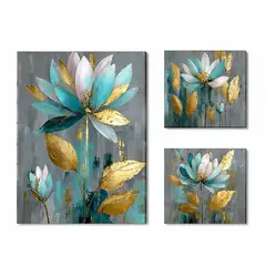 HOMUS - TRÍPTICO NATURALEZA IMPERIAL 70X50X2.75CMS 30X30X 2.75CMS