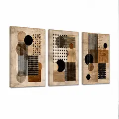 HOMUS - TRÍPTICO MODERNISMO TERRENAL 60X40X2.75CMS