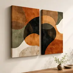 HOMUS - DÍPTICO ESENCIA MEDITERRÁNEA 70X50X2.75CMS