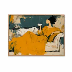 HOMUS - CUADRO CANVAS VELVET WOMAN